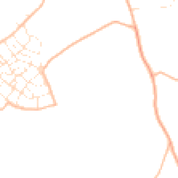 Daytime road noise heatmap for PL9 8XP