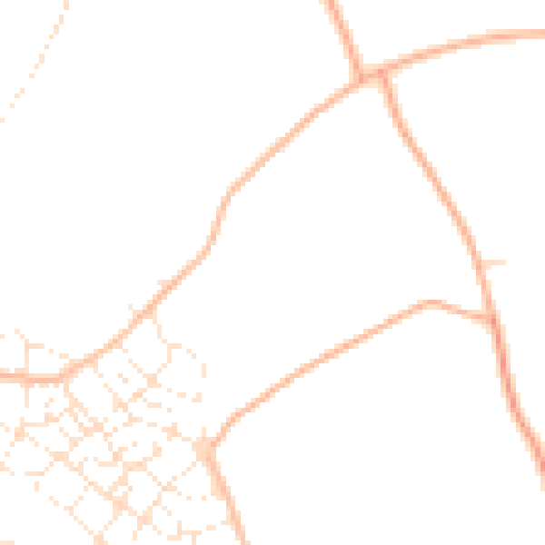 Daytime road noise heatmap for PL9 8YG