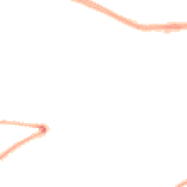 Night-time road noise heatmap for PL9 9AJ