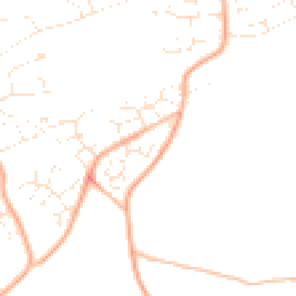 Daytime road noise heatmap for PL9 9FJ