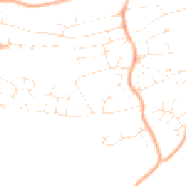 Daytime road noise heatmap for PL9 9LR