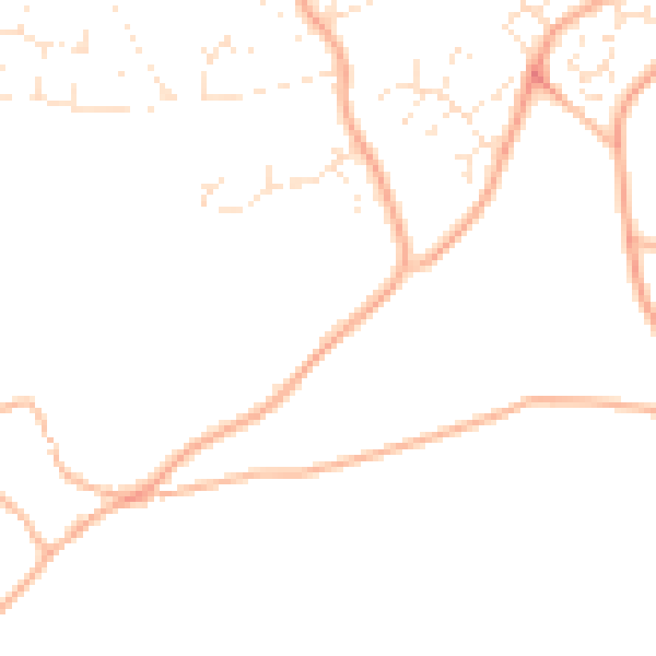 Daytime road noise heatmap for PL9 9LT