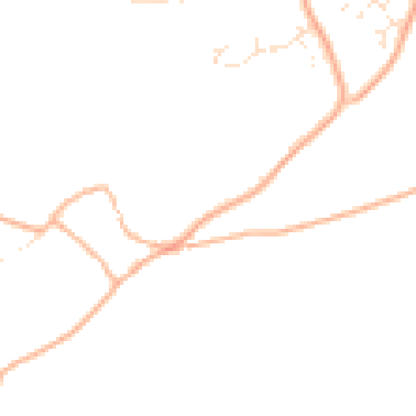 Daytime road noise heatmap for PL9 9LU