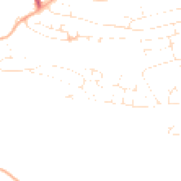 Daytime road noise heatmap for PL9 9NQ