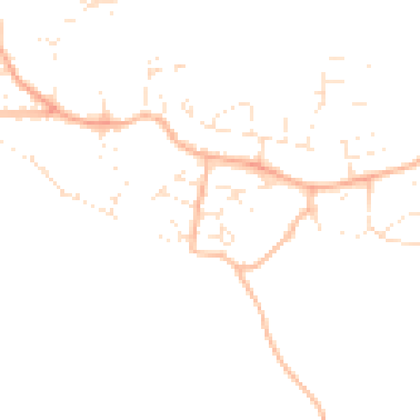 Daytime road noise heatmap for PL9 9PY