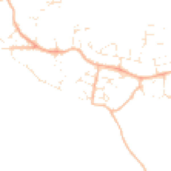Daytime road noise heatmap for PL9 9QE
