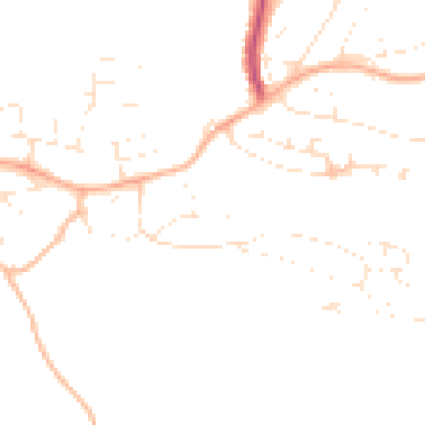 Daytime road noise heatmap for PL9 9QH