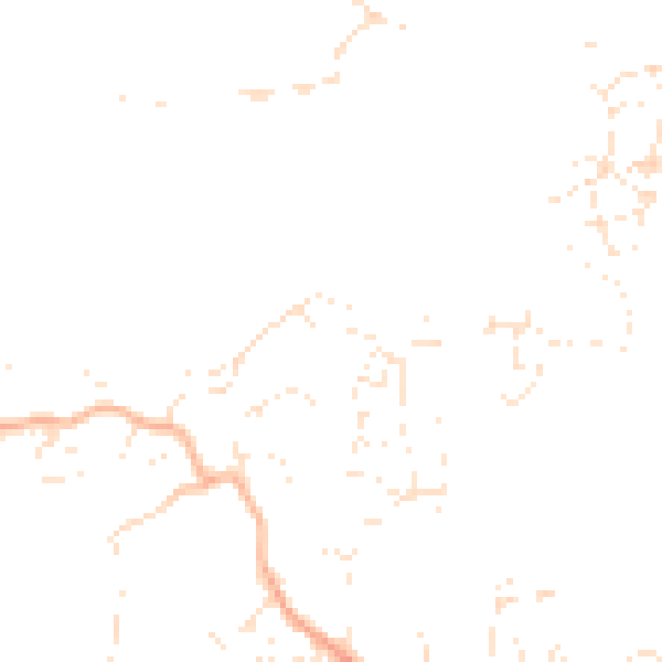 Daytime road noise heatmap for PL9 9RH