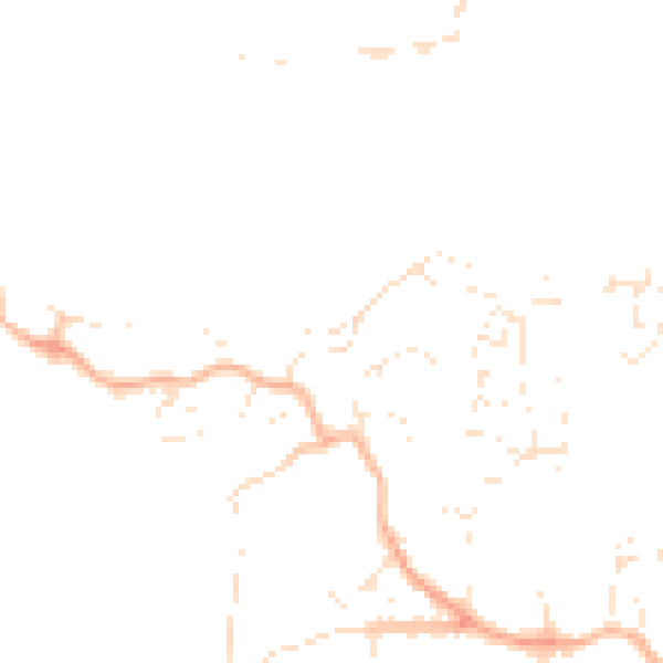 Daytime road noise heatmap for PL9 9TA