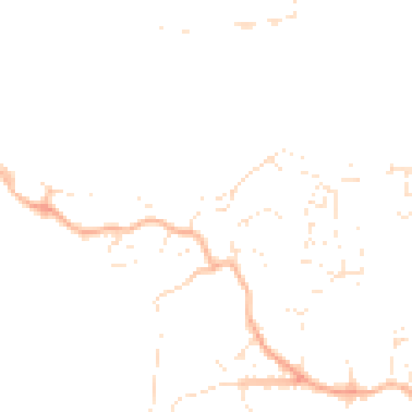 Daytime road noise heatmap for PL9 9TB
