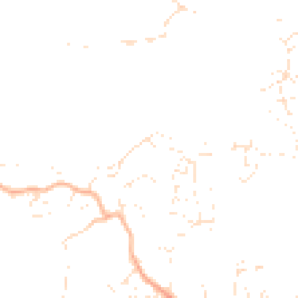 Daytime road noise heatmap for PL9 9TN