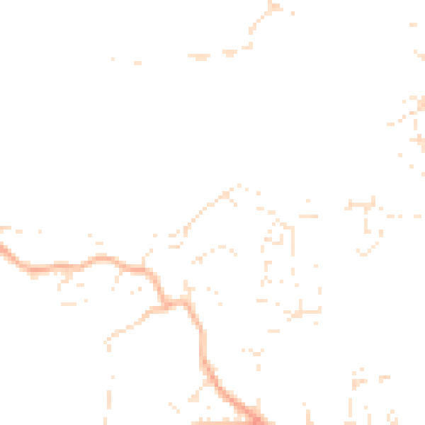 Daytime road noise heatmap for PL9 9TQ