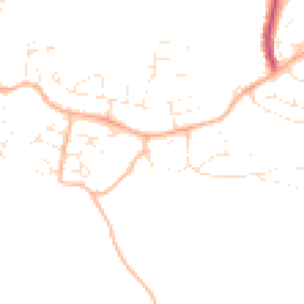 Daytime road noise heatmap for PL9 9UE