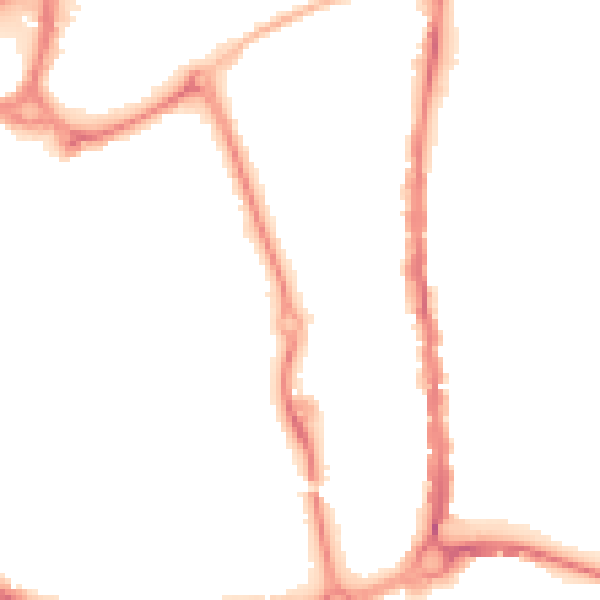 Night-time road noise heatmap for PO1 1FH
