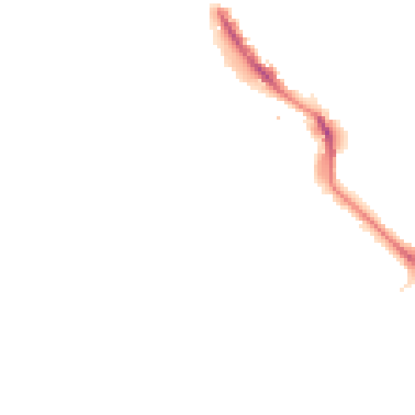 Night-time road noise heatmap for PO1 3TH