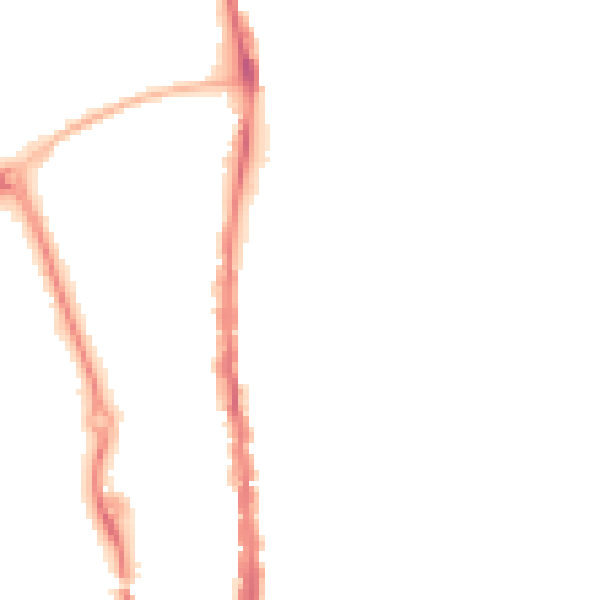 Night-time road noise heatmap for PO1 5JH