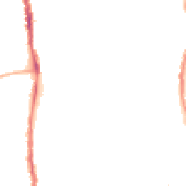 Night-time road noise heatmap for PO1 5LU