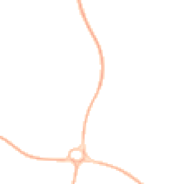 Night-time road noise heatmap for PO14 1AZ