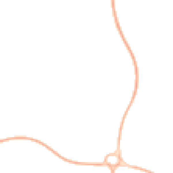 Night-time road noise heatmap for PO14 1BA