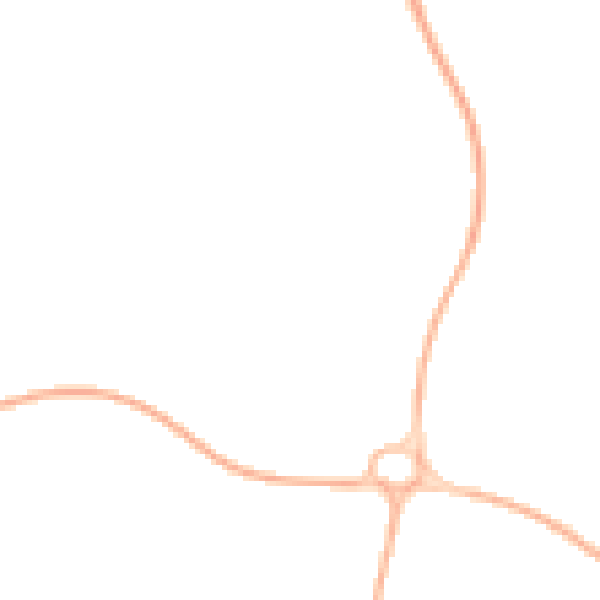 Night-time road noise heatmap for PO14 1BD