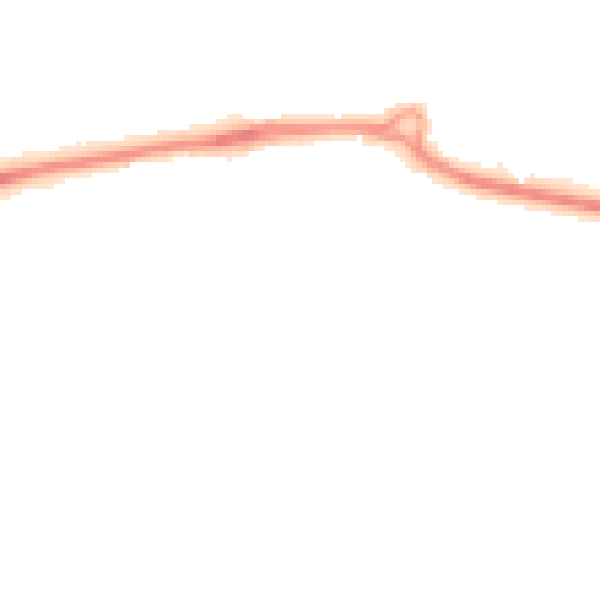 Night-time road noise heatmap for PO14 1HA