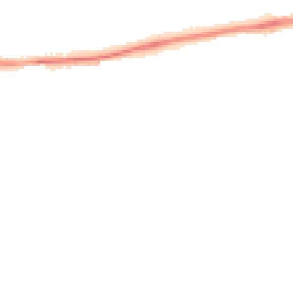 Night-time road noise heatmap for PO14 1LX