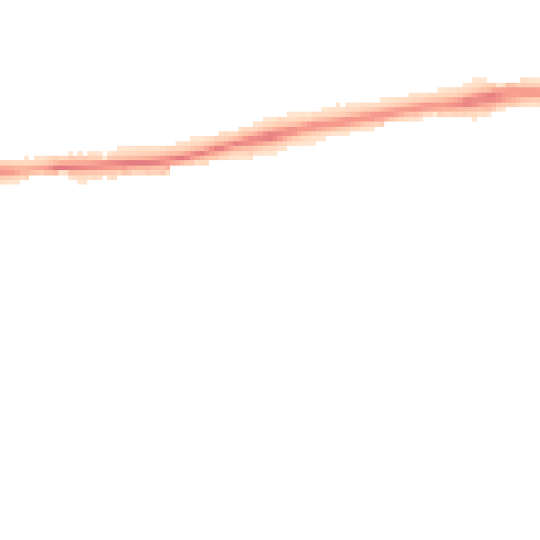 Night-time road noise heatmap for PO14 1LY