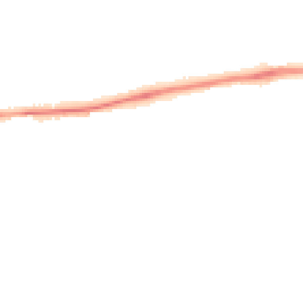 Night-time road noise heatmap for PO14 1NA