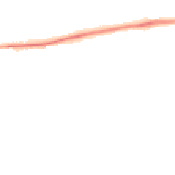 Night-time road noise heatmap for PO14 1NE