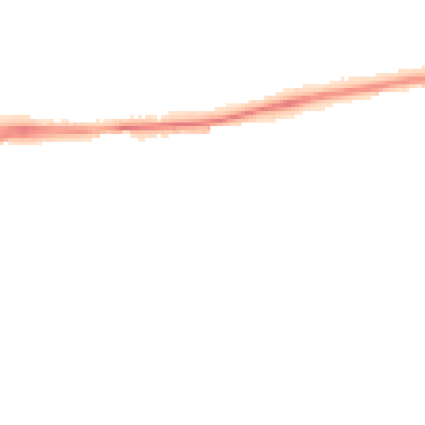 Night-time road noise heatmap for PO14 1PT