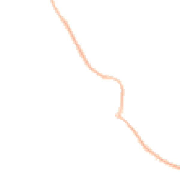 Night-time road noise heatmap for PO14 2JN