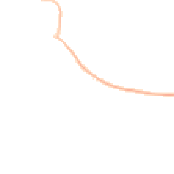 Night-time road noise heatmap for PO14 2RF