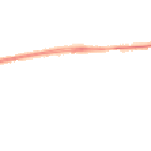 Night-time road noise heatmap for PO14 3BB