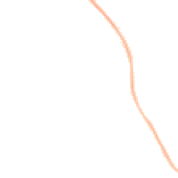 Night-time road noise heatmap for PO14 3NU