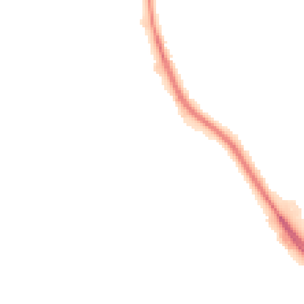 Night-time road noise heatmap for PO14 4QE
