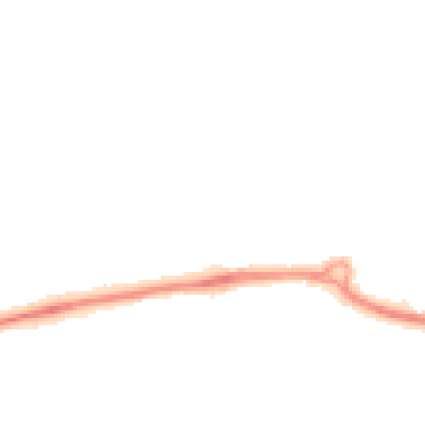 Night-time road noise heatmap for PO15 5AB