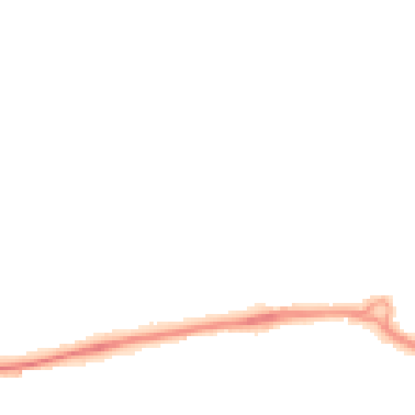 Night-time road noise heatmap for PO15 5AD