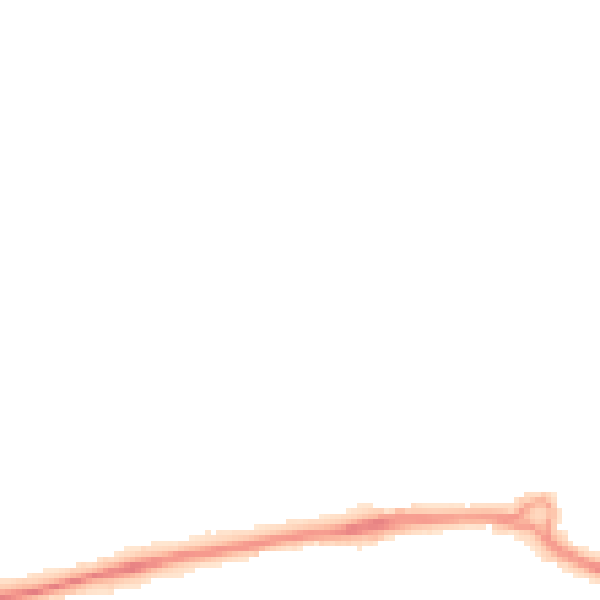 Night-time road noise heatmap for PO15 5AF