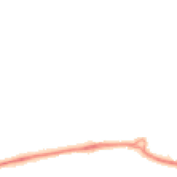 Night-time road noise heatmap for PO15 5AH