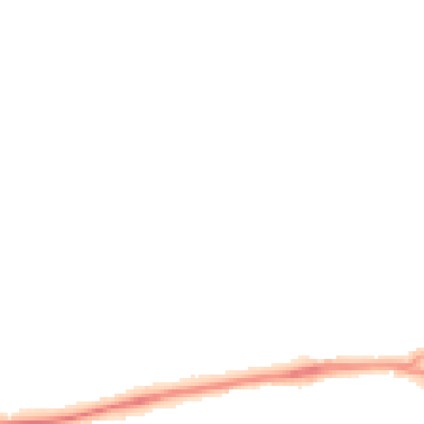 Night-time road noise heatmap for PO15 5AN