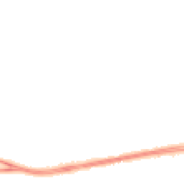 Night-time road noise heatmap for PO15 5BG