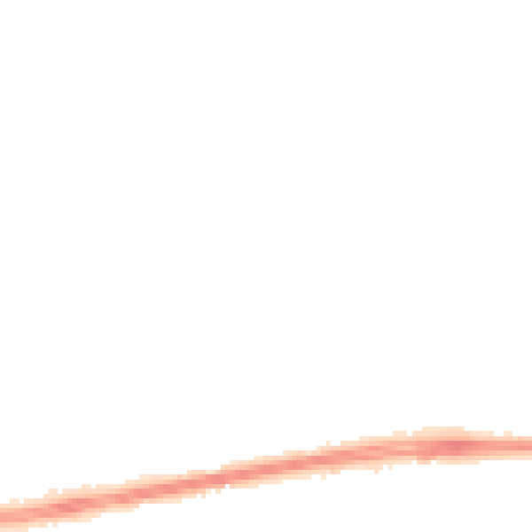 Night-time road noise heatmap for PO15 5BL