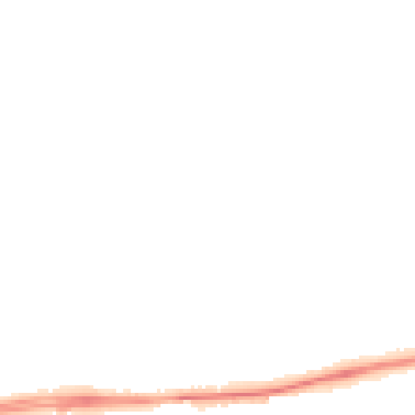 Night-time road noise heatmap for PO15 5DE