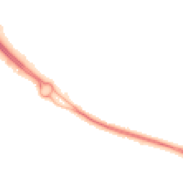 Night-time road noise heatmap for PO15 5FB
