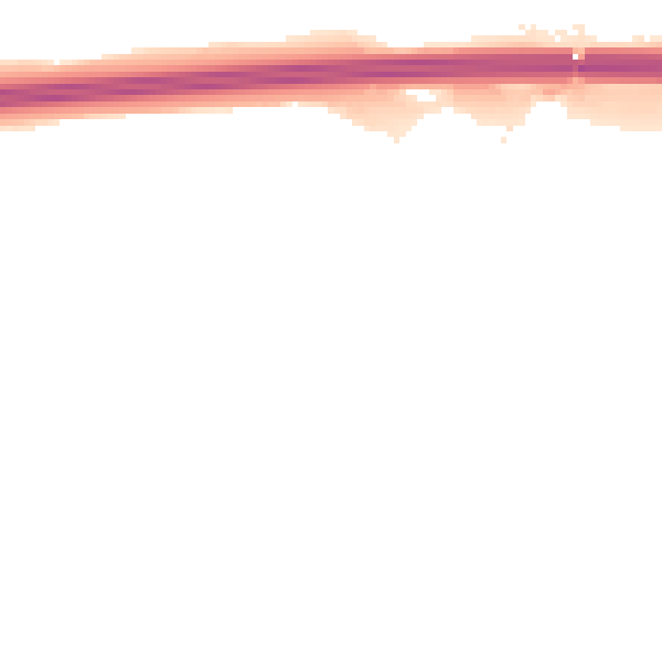 Night-time road noise heatmap for PO15 6BJ