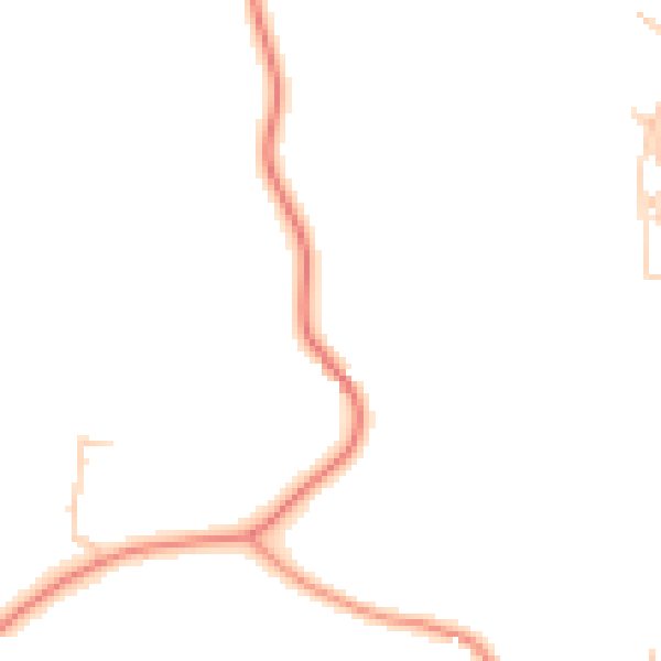Daytime road noise heatmap for PO15 6DZ
