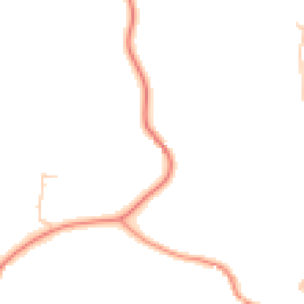 Daytime road noise heatmap for PO15 6EA