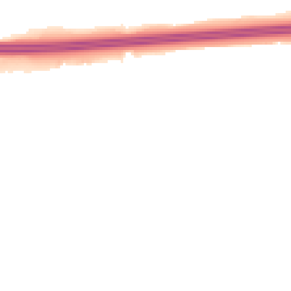 Night-time road noise heatmap for PO15 6LG
