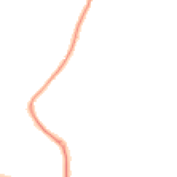 Night-time road noise heatmap for PO15 7DT