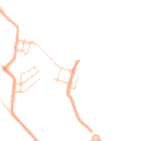 Daytime road noise heatmap for PO15 7QL